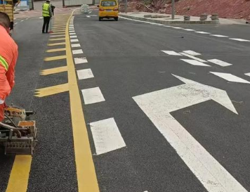 蘇州道路劃線施工，城市交通的無聲引導(dǎo)者